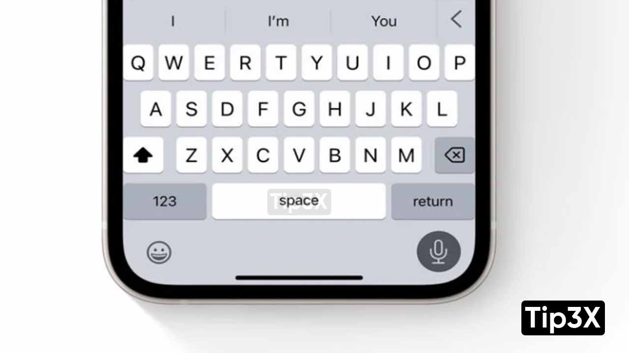 iOS 16 keyboard