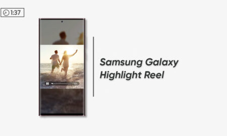 Samsung Galaxy Highlight Reel feature