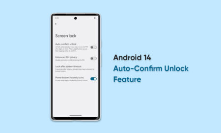 Android 14 Auto-Confirm Unlock feature