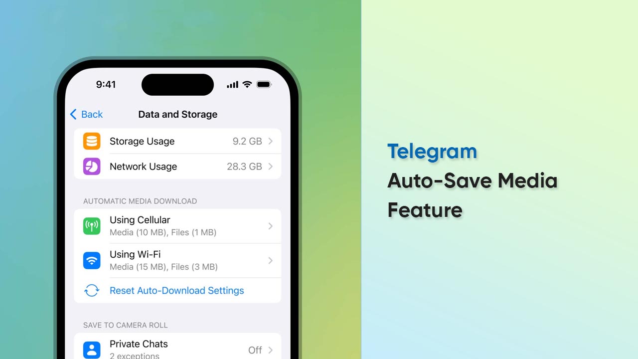 Telegram Auto-Save Media Feature