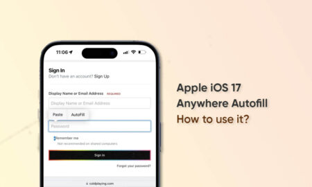 Apple iOS 17 Anywhere Autofill feature