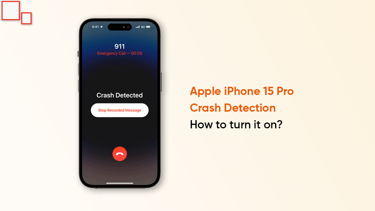 Apple iPhone 15 Pro Crash Detection feature