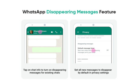 WhatsApp Disappearing Messages feature