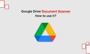 Google Drive app document scanner