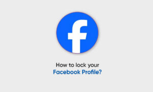 Lock Facebook profile