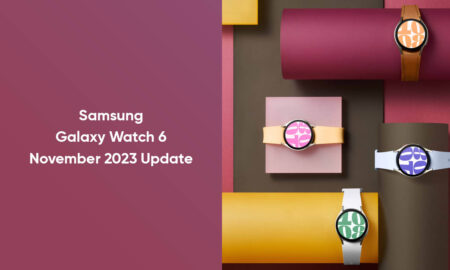 Samsung Galaxy Watch 6 November 2023 update