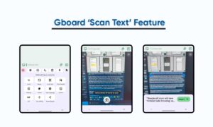 Gboard Scan Text tool