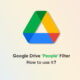 Google Drive People Filter option