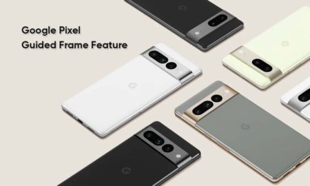 Google Pixel Guided Frame feature