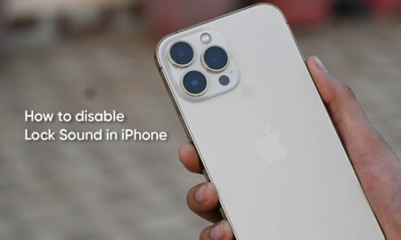 Apple iPhone Lock Sound feature