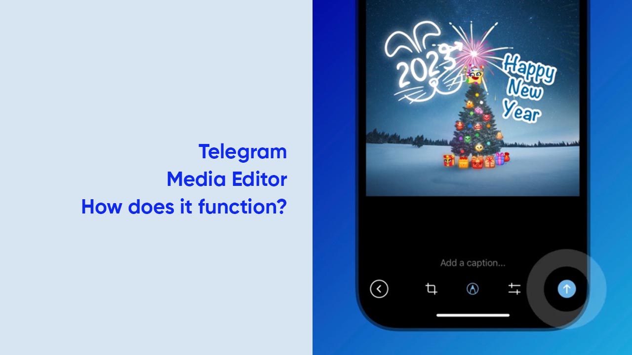 Telegram Media Editor feature