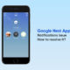 Google Nest app notifications issue