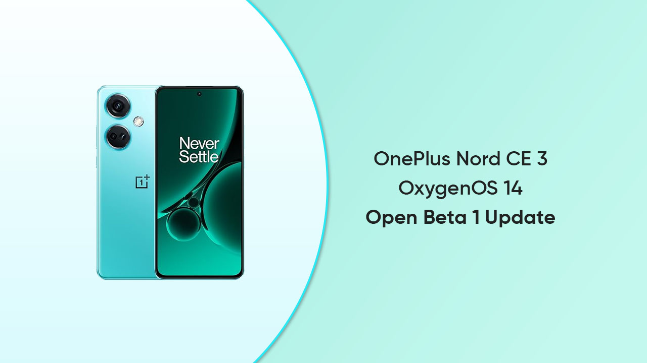 OnePlus Nord CE 3 OxygenOS 14 open beta