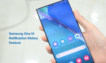 Samsung One UI Notification History feature