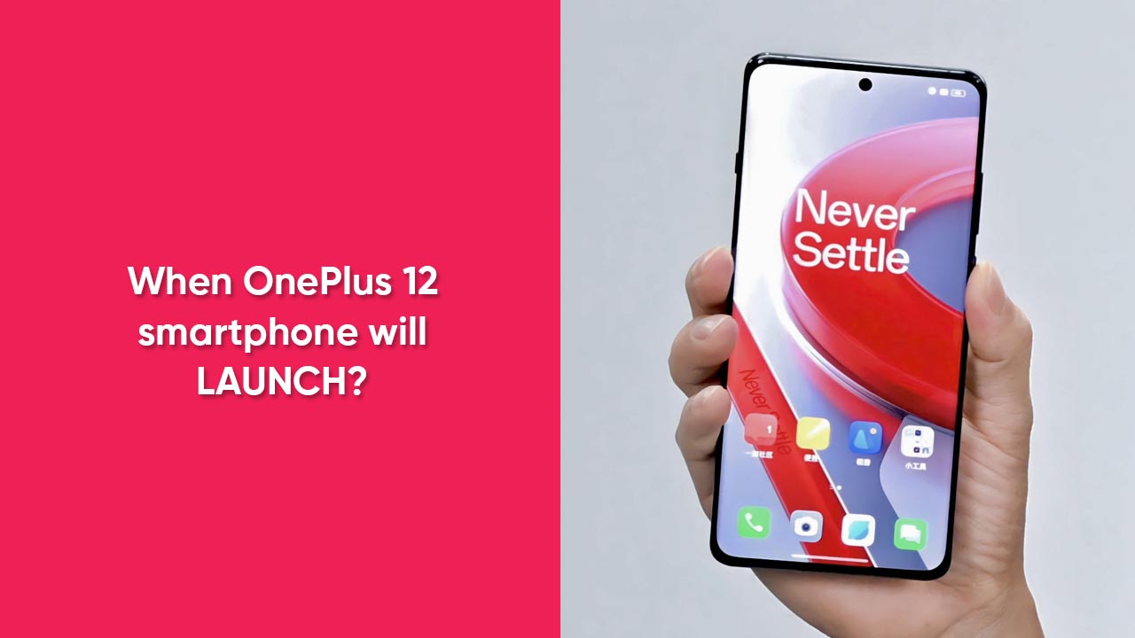 OnePlus 12 smartphone launch