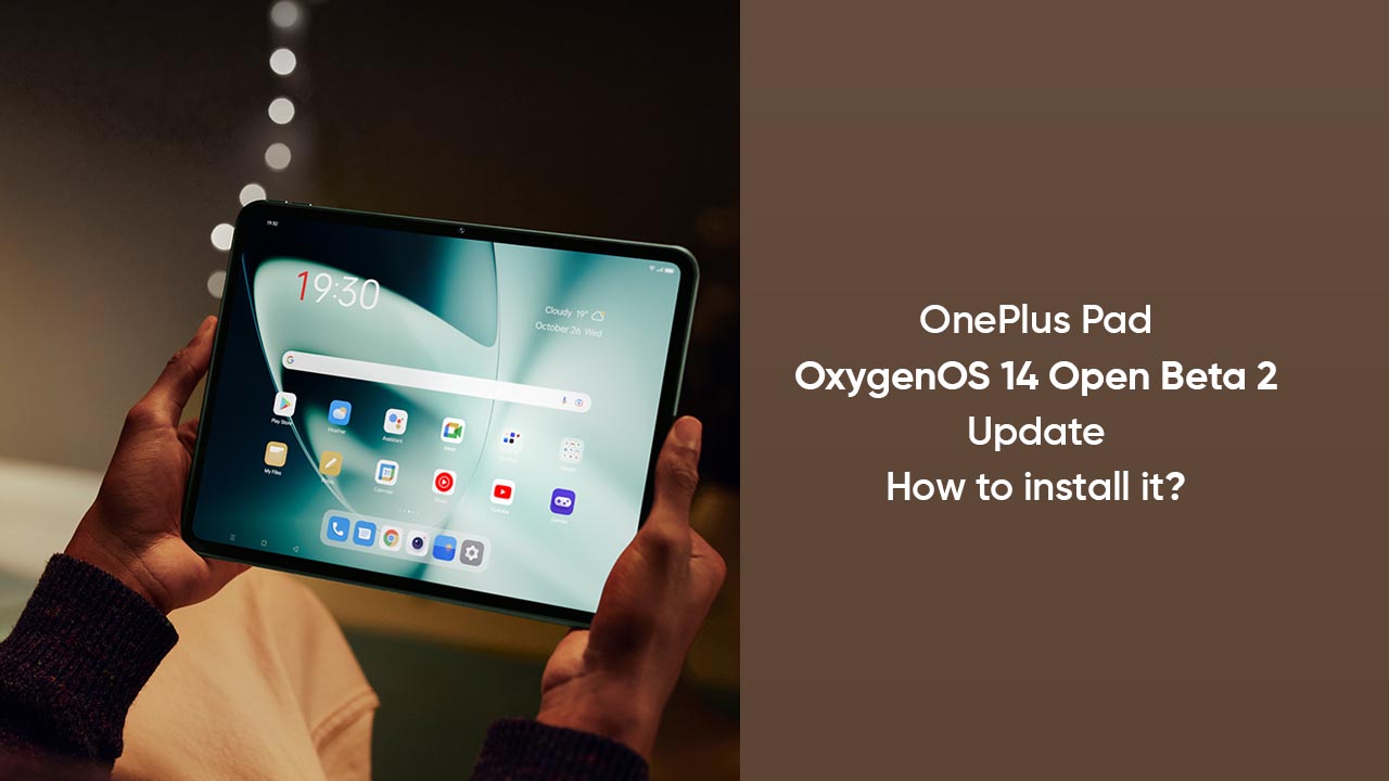 OnePlus Pad OxygenOS 14 open beta 2