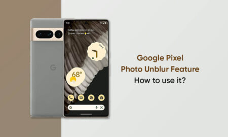 Google Pixel Photo Unblur feature