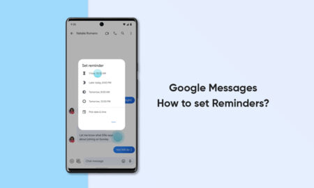 Google Messages Reminders feature