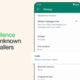 WhatsApp Silence Unknown Callers feature
