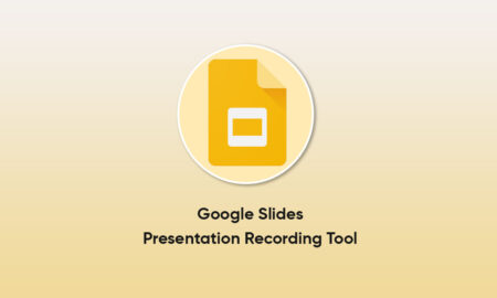 Google Slides presentation recording tool