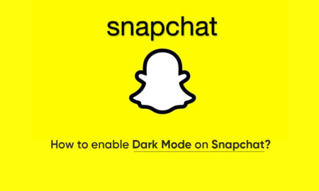 Snapchat dark mode enable