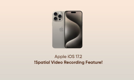 Apple iOS 17.2 Spatial Video Recording feature