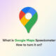 Google Maps Speedometer feature