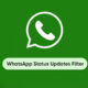 WhatsApp Status Updates Filter feature
