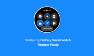 Samsung Galaxy smartwatch Theater Mode
