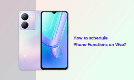Vivo schedule phone functions