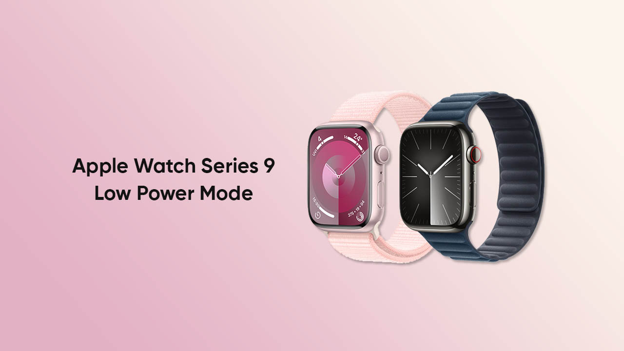 Apple Watch Series 9 low power mode
