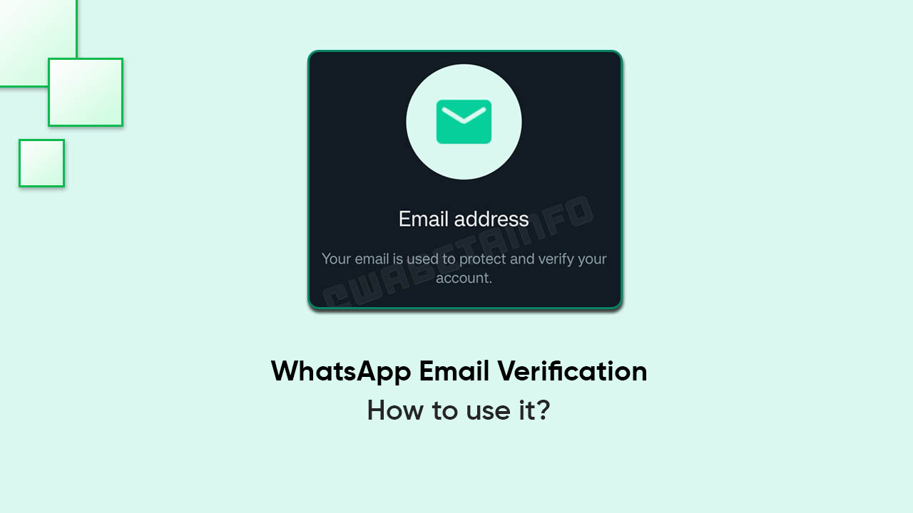 WhatsApp Email Verification feature