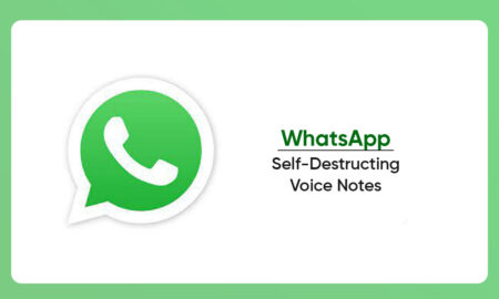 WhatsApp Self-destructing voice notes feature