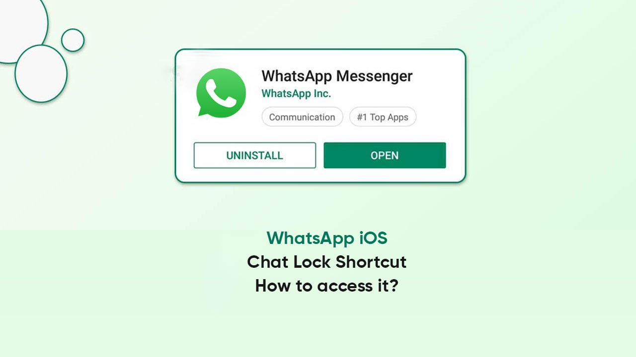 WhatsApp iOS Chat Lock Shortcut