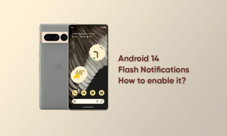 Android 14 flash notifications capability