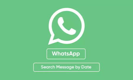 WhatsApp search message by date