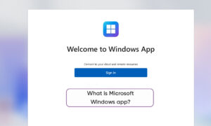Microsoft Windows app