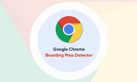 Google Chrome boarding pass detector